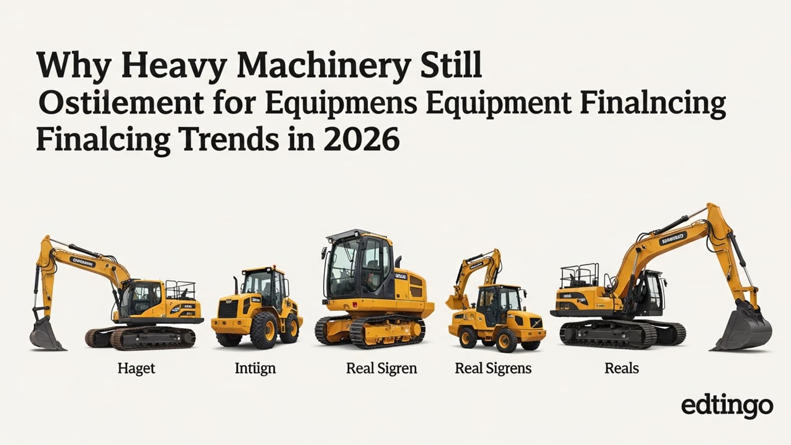 Illustration: Why Heavy Machinery Still Dominates Equipment Financing Trends in 2026